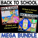 Back to School Activities | Back to School Math and Litera