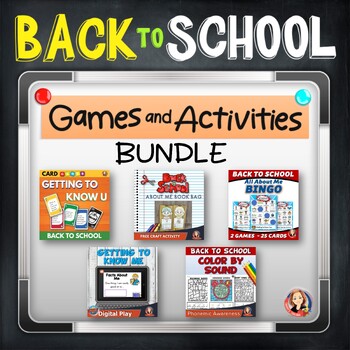Preview of Back to School Activities and Games Bundle