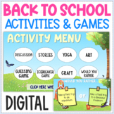 Back to School Activities and Games - Fun Community Buildi