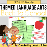 Back to School Activities for ELA for 3rd & 4th Grade- The