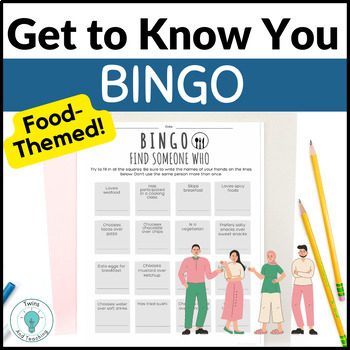 Preview of Getting to Know You Culinary Arts Activity - BINGO - Find Someone Who