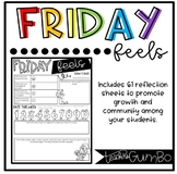 Weekly Reflection Worksheets for Positive Growth and Classroom Community