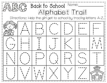 back to school worksheets for preschool pre k and transitional kindergarten