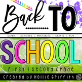 Back to School Activities for the Beginning of the Year | 