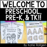 Back to School Activities for the First Day of Preschool, 