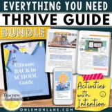 THRIVE GUIDE: Back to School Activities Icebreakers All Ab