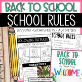Back to School Activities to Teach Rules and Procedures