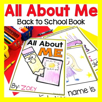 Free Back to School Activity - All About Me Book by Sunny Days with Miss K
