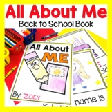 Free Back to School Activity - All About Me Book
