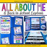 Back to School Activity All About Me Lapbook - Great for O