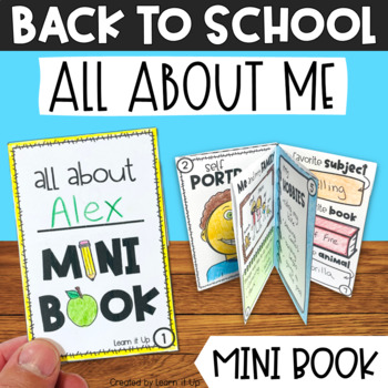 Back to School Activity: All About Me Mini Book by Learn it Up | TPT