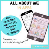 Back to School Activity- All About Me in Apps