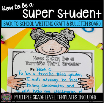 Preview of Back to School Activity Back to School Craft  Back to School Writing
