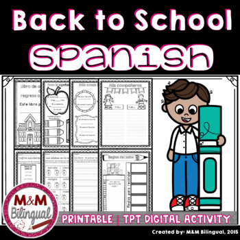 Preview of SPANISH Back to School Activities | Actividades de regreso a clases