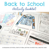 Back to School Activity Booklet