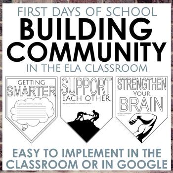 Preview of Back to School Activity: Building Classroom Community