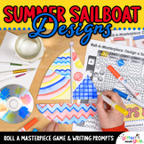 Summer Art Activity: Sailboat Art Project, Easy Art Sub Pl