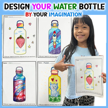 Water Bottle Kids School Girl, Water Bottle Children School