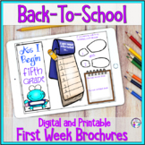 Back to School Activity - Get to Know You 5th Grade Digita