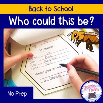 Preview of Back to School Activity - Get to know you Game | Bee themed Classroom Decoration