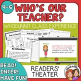 Back to School Activity MYSTERY Readers Theater Fluency In