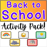 Back to School Activity Pack!