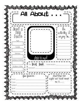 Preview of Back to School Activity Pack - 3 Great Getting to Know You Activities