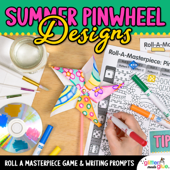 Preview of STEAM Activities for Elementary: Pinwheel Art Project, Digital Spinners, Prompts