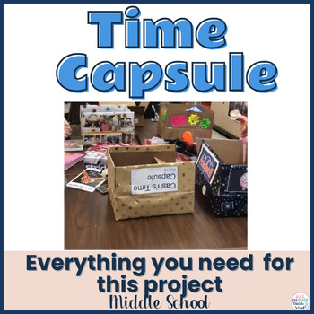 Preview of Back to School Activity -  Time Capsule for Middle School