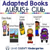 Back to School Adapted Books for Special Education - Augus