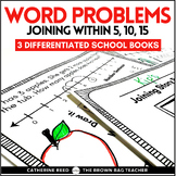 Back to School Addition Word Problem Mini-books: Joining w