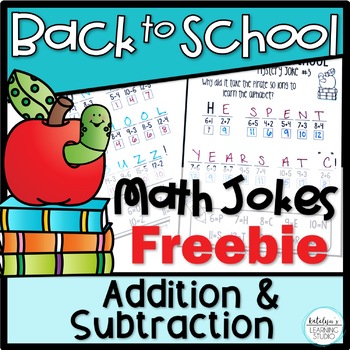 Preview of Back to School Addition and Subtraction Math Activity Free