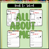 Back to School - All About Me!