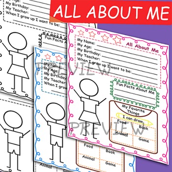 All About Me by Catherine S | TPT