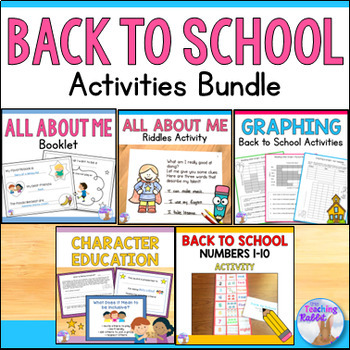 Back to School All About Me Activities Bundle by The Teaching Rabbit