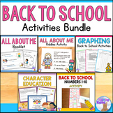 Back to School All About Me Activities Bundle - Grade 1 & 2