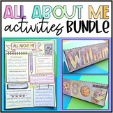 Back to School All About Me Activities Pack 3rd, 4th, 5th,