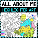 Back to School - All About Me Activity - Highlight of Me -