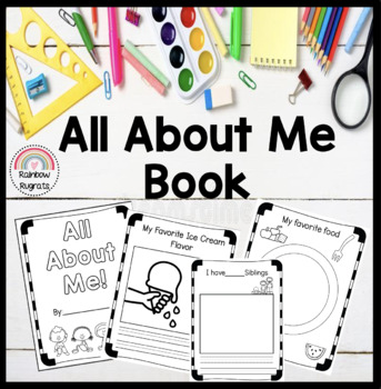 Preview of Back to School All About Me Book