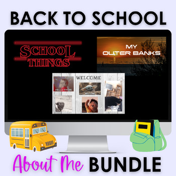 Preview of Back to School | All About Me Bundle | Middle & High School | First Day Activity