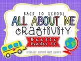 Back to School All About Me Craftivity- {BUNDLE- GRADES 1-6}