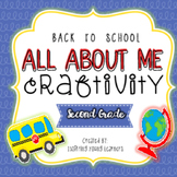 Back to School All About Me Craftivity- Second Grade
