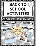 Back to School: All About Me Digital Journal Version 3