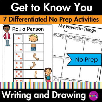 Preview of Occupational Therapy Back to School All About Me Drawing Activity