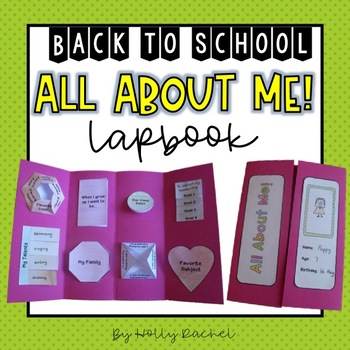 Back to School All About Me Lapbook by Holly Rachel | TPT