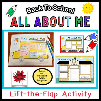 Back To School: All About Me Lift-the-flap Activity By Educationcanada