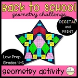 Back to School All About Me Math Activity & Craft - 4th 5t