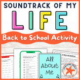 Back to School All About Me Soundtrack of My Life Music Pl