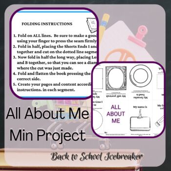Preview of Back to School All About Me Worksheet