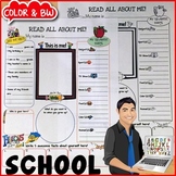 Back to School All About Me Worksheet One Pager {All About